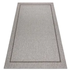 Dywan SZNURKOWY SIZAL BOHO 39013037 Ramka beż