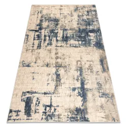Teppich Wolle NAIN vintage 7005/50955 beige / dunkelblau