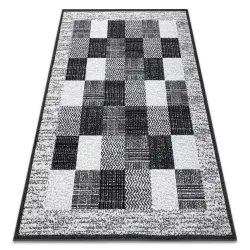 Teppich BCF Morad RAFIA Rechtecke, geometrisch - grau