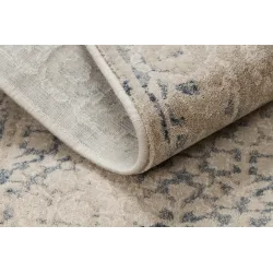 Ideal für das Wohnzimmer: Wollteppich NAIN mit vintage Design