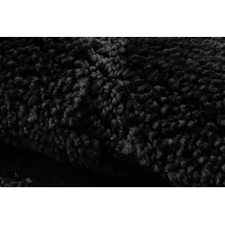 Dywan łazienkowy SUPREME WAVES fale, antypoślizgowy, miękki - czarny