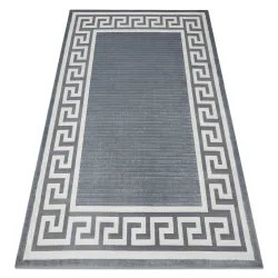 Teppich PEARL 51327F grau - Rahmen, griechisch exklusiv, strukturiert