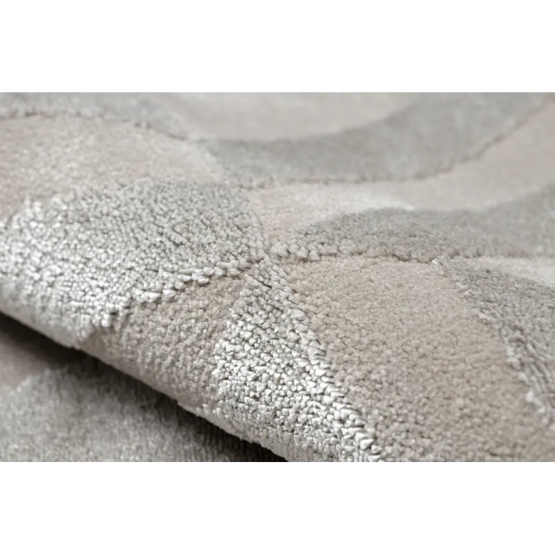Dywan PEARL 51323C beż - Geometryczny, ekskluzywny, strukturalny 