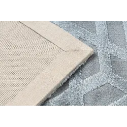 Dywan PEARL 51320D szary - Geometryczny, ekskluzywny, strukturalny 