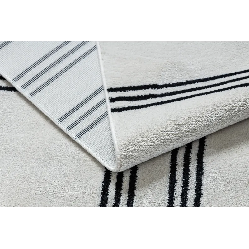Dywan AMOUR 53091C krem - Geometryczny, linie nowoczesny, elegancki