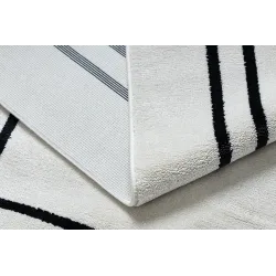 Dywan AMOUR 53096C krem - Ramka, linie nowoczesny, elegancki
