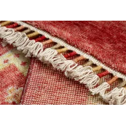 Dywan HERIZ A0985A Orientalny, ramka bordo - z bambusowej przędzy, ekskluzywny, stylowy