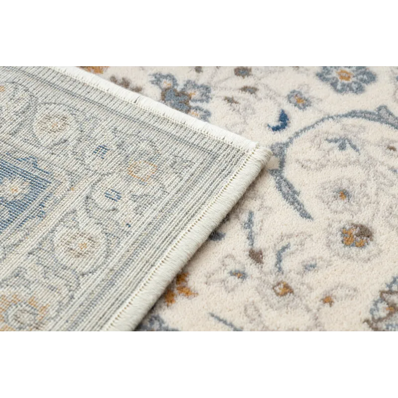Weicher Wollteppich NAIN Ornament, angenehm im Griff, für Schlafzimmer oder Wohnzimmer