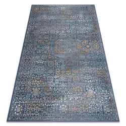 Teppich Wolle NAIN Ornament, vintage 7708/51611 blau / orange