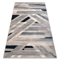Teppich Wolle NAIN Geometrisch 7706/51655 beige / blau