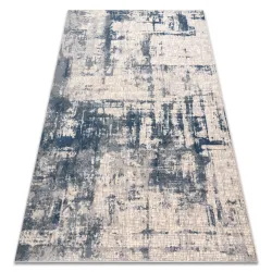 Teppich Wolle NAIN Abstraktion, vintage, 7005/51655 beige / blau
