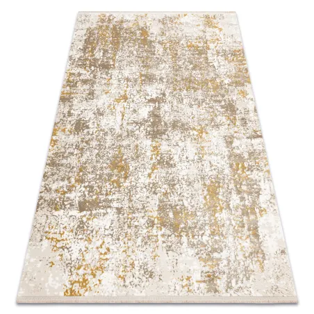 Moderner Teppich DUKE 51546 in beige und gold, sehr weich und strukturiert