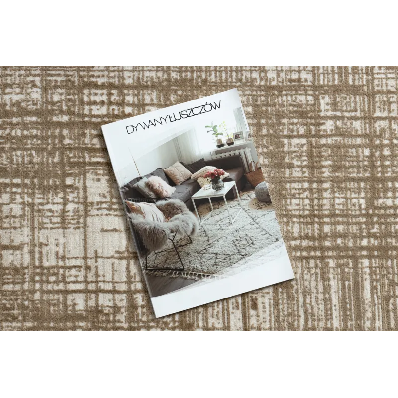 Beiger Teppich DUKE A0357, modernes Design, ideal für stilvolle Räume