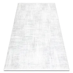 Moderner Teppich DUKE A0357 creme - Vintage, strukturiert, sehr weich, Fransen