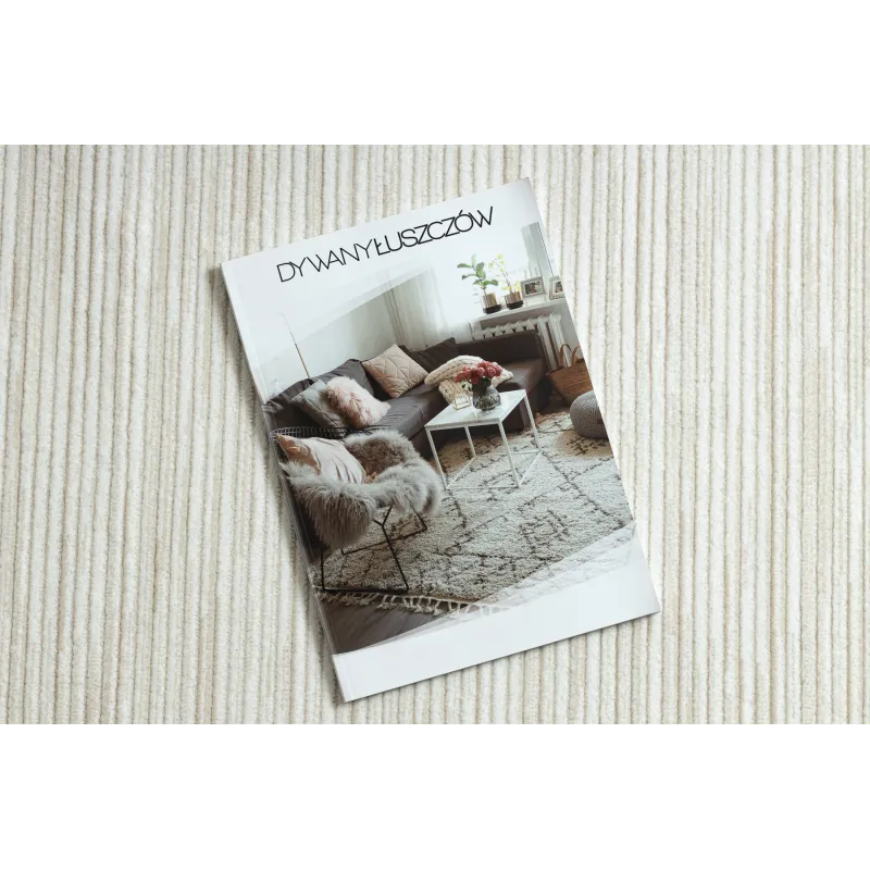 DUKE 51376 creme Teppich, weicher und strukturierter, ideal für moderne Räume