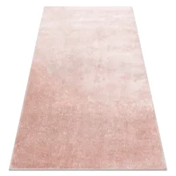 Teppich VISCO rosa 8 plüschig, KANINCHENFELLIMITAT