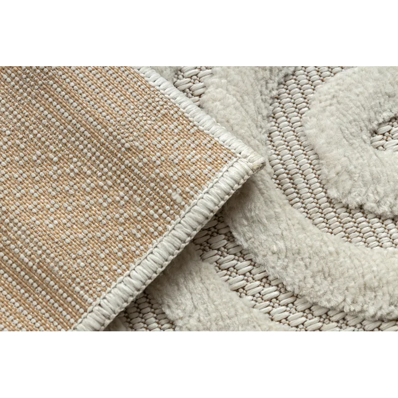 Geometrischer Sisal Teppich, ideal für das Schlafzimmer