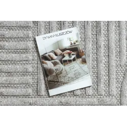 Eleganter grauer Sisal Teppich SANTO, ideal für Wohn- und Schlafzimmer