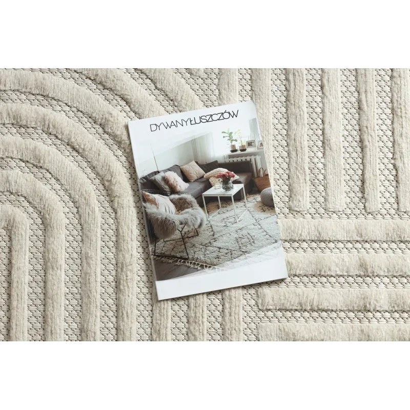 Sisal Teppich in geometrischem Design, ideal für das Wohnzimmer