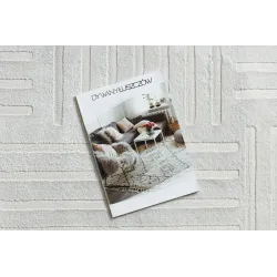Dywan BALANCE 1918 krem - Geometryczny, strukturalny, glamour 