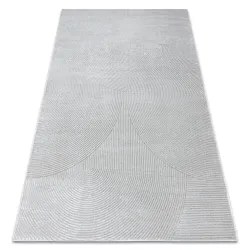 Teppich BALANCE 0194 grau - Geometrisch, strukturell, glamourös