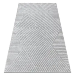 Teppich BALANCE 1503 grau - Geometrisch, strukturell, Glamour
