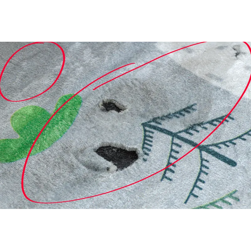 BAMBINO 2160 waschbarer Teppich aus weichem Material für Kinder