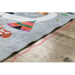 BAMBINO 2160 Teppich mit Tiermotiven, perfekt für das Kinderzimmer