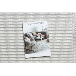 Modischer sisal Teppich TIMO 5979 in weiß, ideal für stilvolle Räume