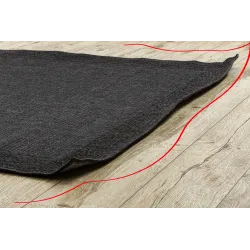 Schwarzer TIMO 5000 Sisal Teppich - eleganter Look für den Außenbereich