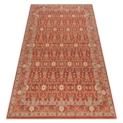 Teppich LEGEND 468 12 GB300 Wollenteppich OSTA - Ornament, Rahmen exklusiv rot / beige