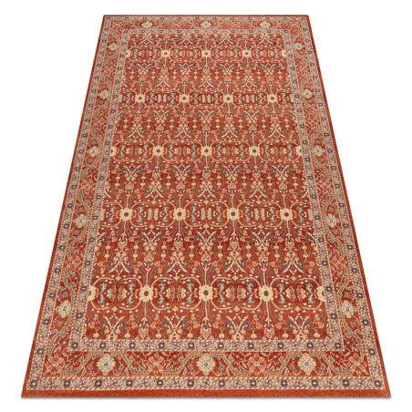 Dywan LEGEND 468 12 GB300 wełniany OSTA - Ornament, ramka eskluzywny czerwony / beż