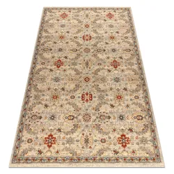 Teppich LEGEND 468 16 GB620 Wollteppich OSTA - Ornament exklusiv Beige / Rot