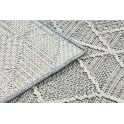Teppich JERSEY 19231 grau - weicher, strukturierter Stoff für den Wohnbereich