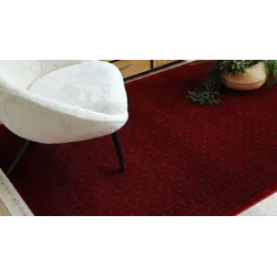 Dywan ORIENT 2958 bordo / czarny Ramka, klasyczny, orientalny, z frędzlami 