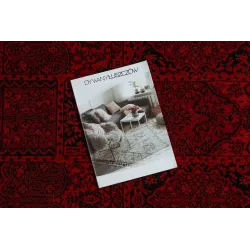 Dywan ORIENT 5365 bordo / czarny Ramka, orientalny, z frędzlami 