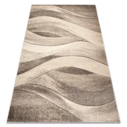 Teppich FUSION 1617 beige / creme - Wellen, modern, abstrakt