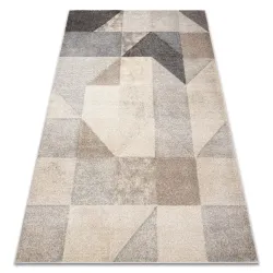Teppich FUSION 9777 creme/beige - Geometrisch, modern, abstrakt