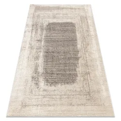 Teppich FUSION 8256 creme / beige - Rahmen, Vintage, modern, abstrakt