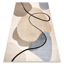 Teppich FUSION 9213 creme / beige - Geometrisch, modern, abstrakt