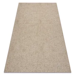 Sisal Teppich in naturbeige, Kordel, perfekt für Wohnräume