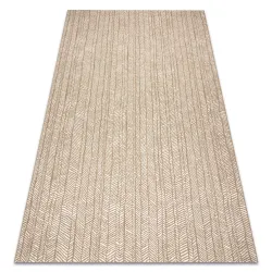Sisal Teppich in natürlichem Beige, stilvolles Design für jeden Raum