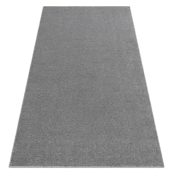 Teppich ETON PLUS hellgrau einfarbig, unifarben, glatt