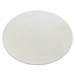 Teppich ETON PLUS rund creme einfarbig, unifarben, glatt