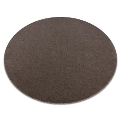 Teppich ETON PLUS Kreis mocca Melange braun / beige