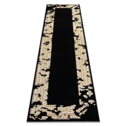 Teppich, Läufer ALLURE 1965 Rahmen - Strukturell, stilvoll, glamourös schwarz / gold