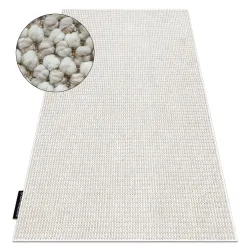 Teppich CASABLANCA LOOP weiß / beige Schlingenflor, weich