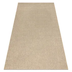 Rechteckteppich beige Polypropylen 60x100
