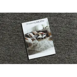 Grauer Teppich Polypropylen 80x150 cm – Ansicht 2