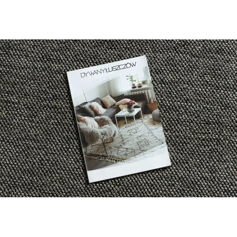 Grauer Teppich Polypropylen 80x150 cm – Ansicht 2
